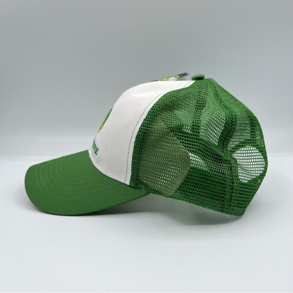 John Deere Moline Green White Mesh Back Baseball Hat Men’s Size 0 - Picture 3 of 5